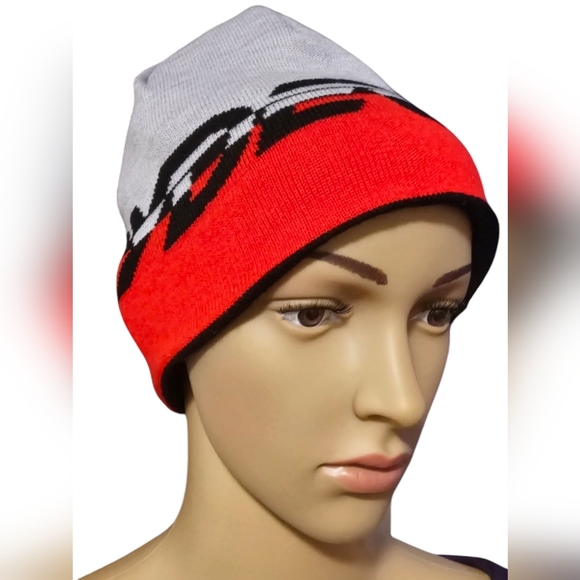 Spyder Other - NWT Spyder Reversible Men's Red, Black, and Grey Reversible Beanie (One Size)